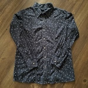 Cruel Girl Western Shirt with Diamond Snaps